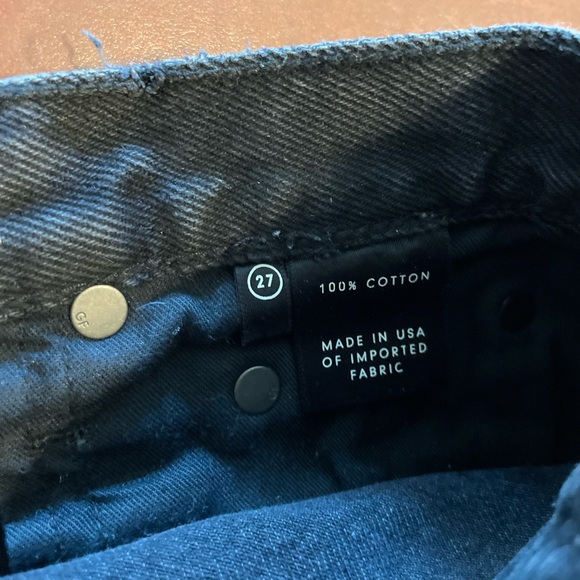 Grlfrnd black denim short - size 27 - Picture 4 of 4